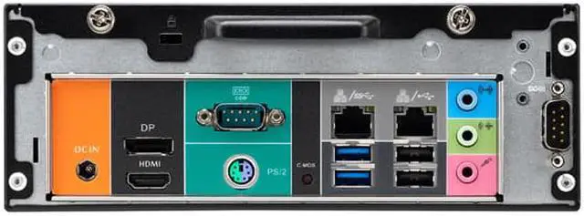 Alt view image 4 of 7 - Shuttle XH110V Intel H110 Black Barebone System