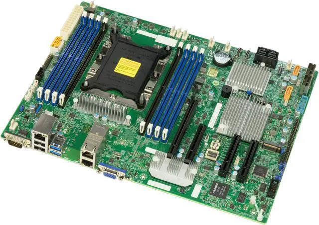 Alt view image 2 of 3 - Supermicro X11SPH-NCTF Server Motherboard - Intel Chipset - Socket P LGA-3647 - 1 x Retail Pack
