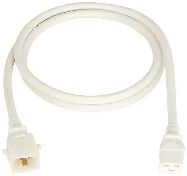 Main image of Tripp Lite series P036-E06-AWH-6 Heavy-Duty PDU Power Cords - C19 to P-Lock C20 - 20A - 250V - 12 AWG - 6 ft. (1.8 m) - White - 6 Pack (036-E06-AWH-6)