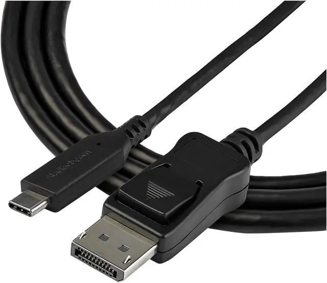 Alt view image 4 of 5 - StarTech 5.9 ft USB-C to DisplayPort 1.4 M/M Adapter Cable CDP2DP141MB