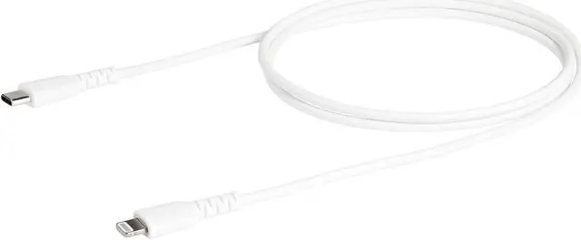 Alt view image 4 of 5 - StarTech 3.3ft USB C to Lightning Cable Heavy Duty Lightning Cable RUSBCLTMM1MW