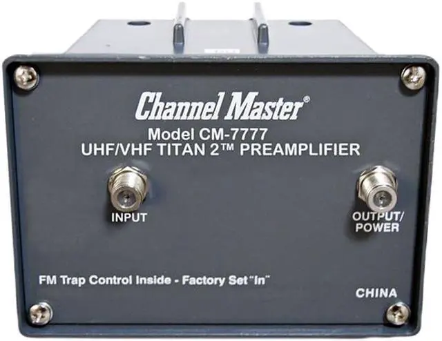 Main image of CHANNEL MASTER 7777 HDTV Antenna Preamplifier