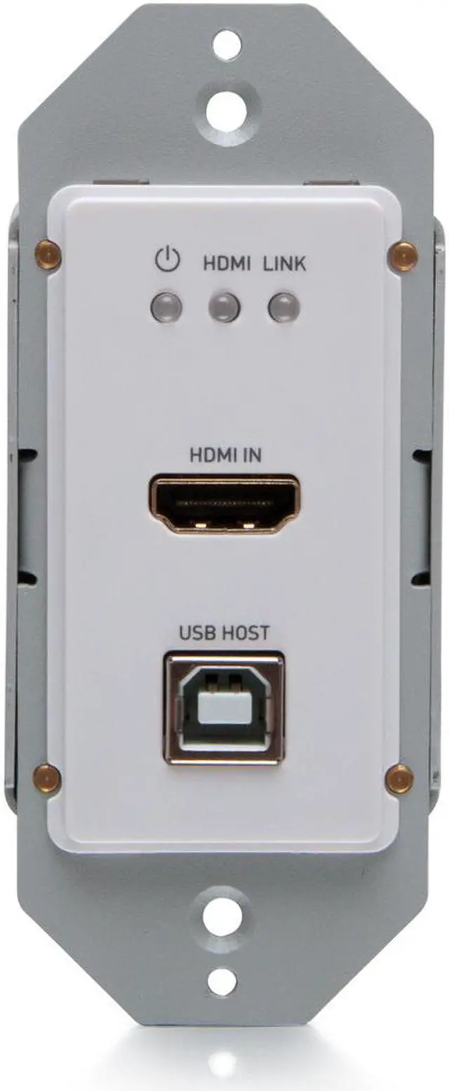 Alt view image 5 of 5 - C2G 4K HDMI HDBaseT + USB and RS232 Wall Plate Transmitter to Receiver C2G31030