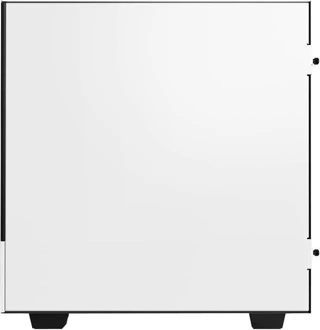 Alt view image 4 of 10 - NZXT H510 Flow Matte White - Compact ATX PC Gaming Case - Tempered Glass - Enhanced Cable Management - Water-Cooling Ready