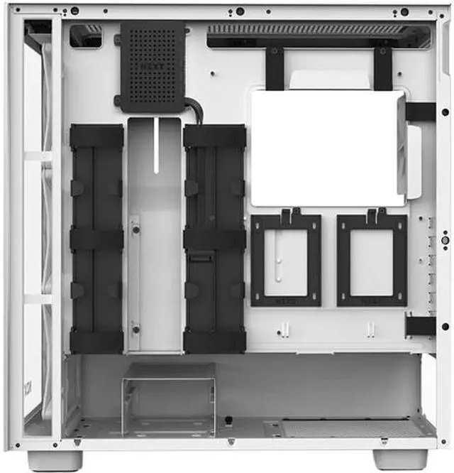 Alt view image 4 of 7 - NZXT H7 Elite - Premium Mid-Tower PC Gaming Case - RGB LED & Smart Fan Control - Tempered Glass - White