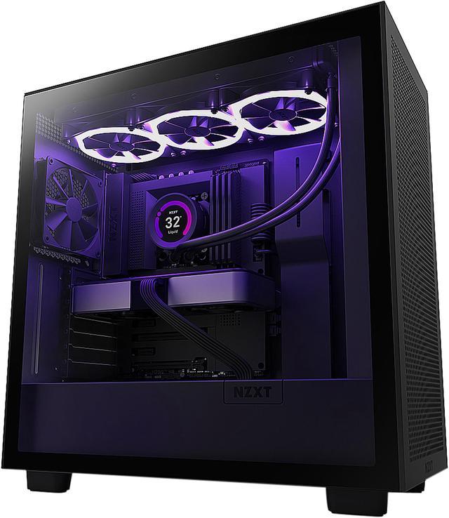 NZXT H7 Flow Mid-Tower Case (White) CM-H71FW-01 B&H Photo Video