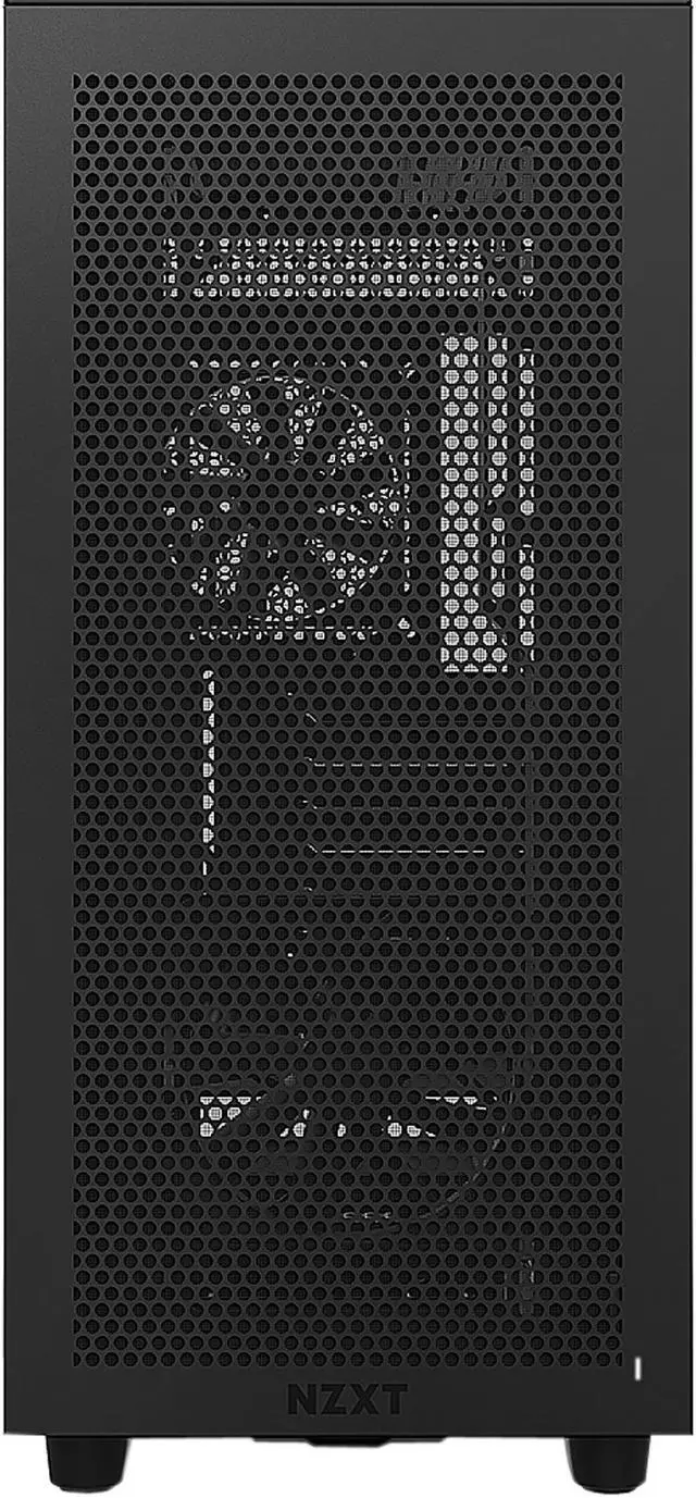 Alt view image 6 of 6 - NZXT H7 Flow Black - Mid-Tower Airflow PC Gaming Case - Tempered Glass - Enhanced Cable Management - Water-Cooling Ready