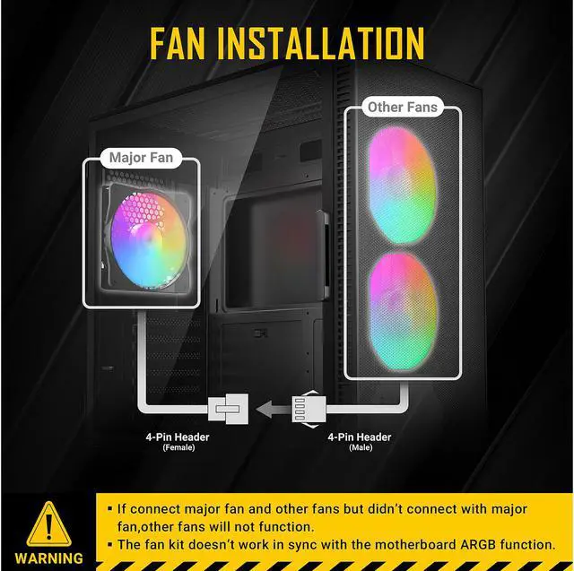 Alt view image 8 of 14 - Antec NX Series NX410, 2 x 140mm & 1 x 120mm ARGB Fans Included, 360mm Radiator Support, Mesh Front Panel & Swing-Open Tempered Glass Side Panel ATX Mid-Tower Gaming Case