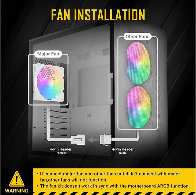 Alt view image 9 of 14 - Antec NX Series NX410 White, 2 x 140mm & 1 x 120mm ARGB Fans Included, 360mm Radiator Support, Mesh Front Panel & Swing-Open Tempered Glass Side Panel ATX Mid-Tower Gaming Case
