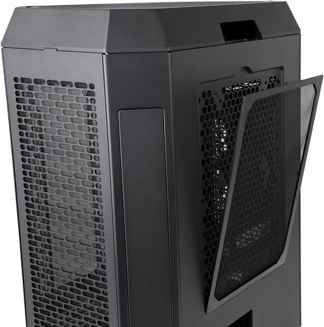 Alt view image 19 of 20 - Thermaltake Tower 600 Black Mid-Tower ATX Case; 3 Tempered Glass Panels; Hidden-Connector Motherboard Support; Rotational PCI-e Slots; CA-1Z1-00M1WN-00