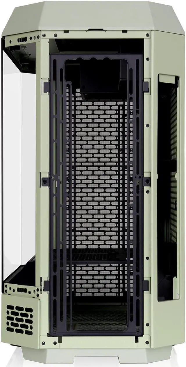 Alt view image 6 of 20 - Thermaltake Tower 600 Matcha Green Mid-Tower ATX Case; 3 Tempered Glass Panels; Hidden-Connector Motherboard Support; Rotational PCI-e Slots; CA-1Z1-00MEWN-00