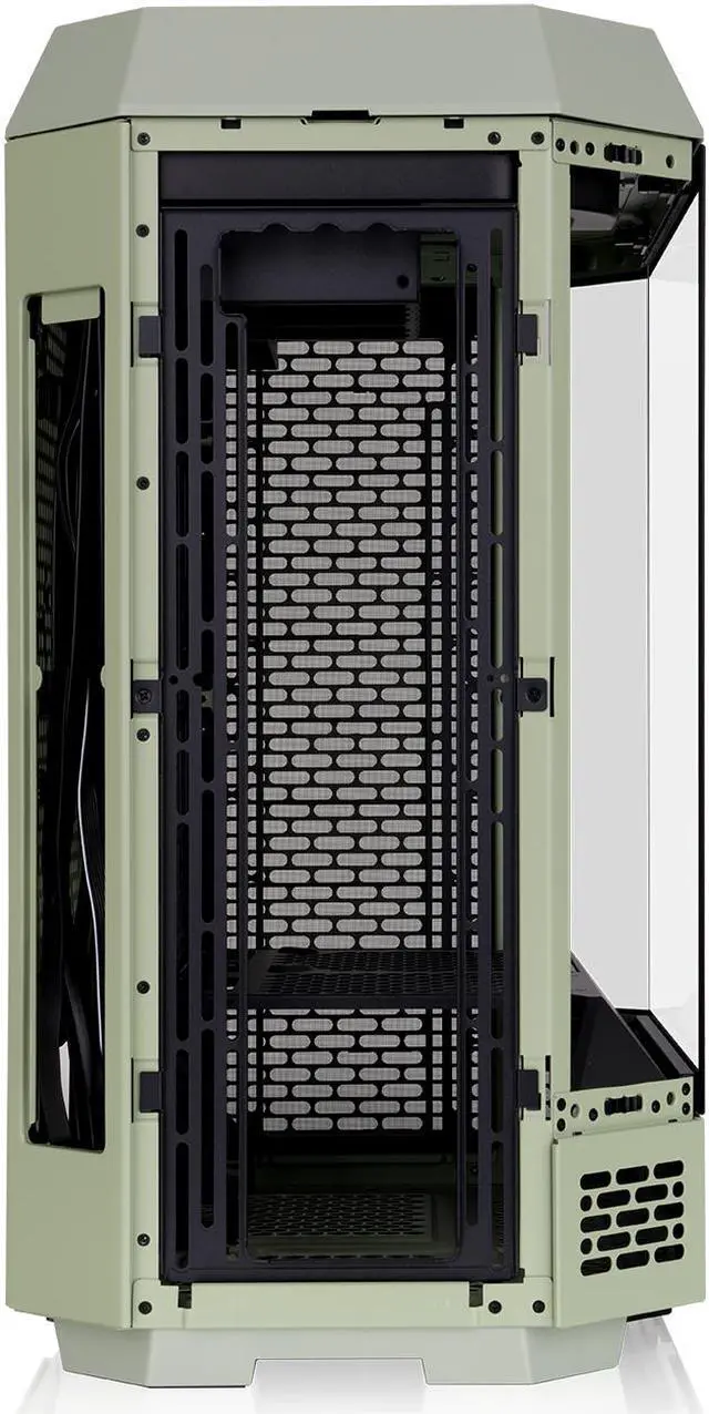 Alt view image 8 of 20 - Thermaltake Tower 600 Matcha Green Mid-Tower ATX Case; 3 Tempered Glass Panels; Hidden-Connector Motherboard Support; Rotational PCI-e Slots; CA-1Z1-00MEWN-00