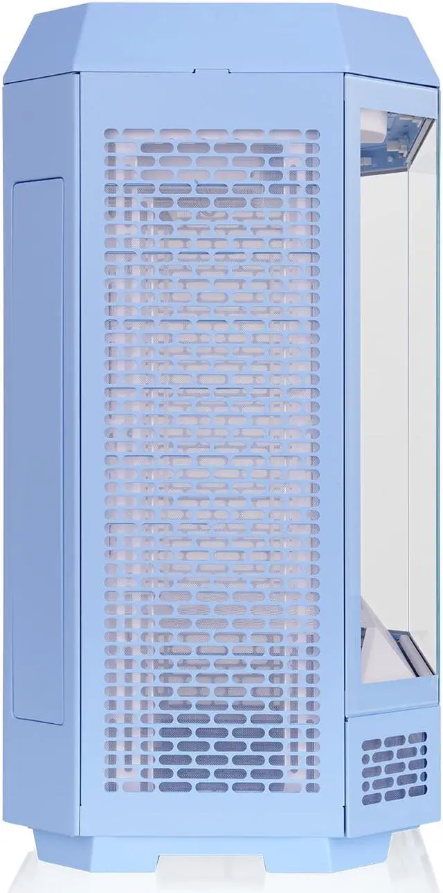 Alt view image 7 of 20 - Thermaltake Tower 600 Hydrangea Blue Mid-Tower ATX Case; 3 Tempered Glass Panels; Hidden-Connector Motherboard Support; Rotational PCI-e Slots; CA-1Z1-00MFWN-00