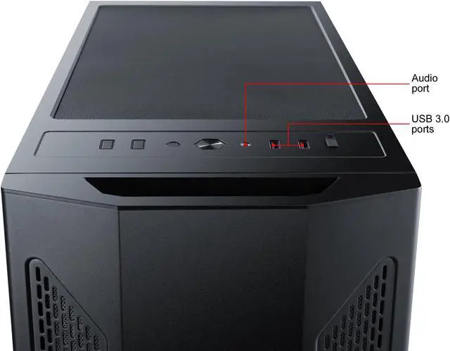 Alt view image 8 of 10 - LIAN LI LANCOOL II BLACK Tempered Glass ATX Case -Black Color -LANCOOL II -X