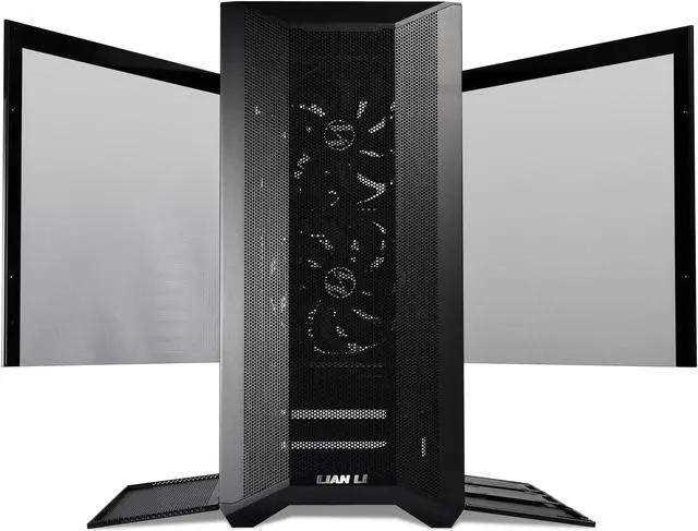 Alt view image 6 of 6 - LIAN LI LANCOOL II MESH C PERFORMANCE BLACK Tempered Glass ATX Case -Black Color ,Type C Included-LIAN LI LANCOOL II MESH C PERFORMANCE -X