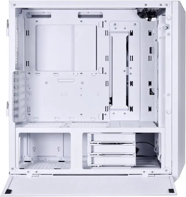 Alt view image 5 of 7 - LIAN LI LANCOOL II MESH C RGB SNOW WHITE Tempered Glass ATX Case - White Color, Type C Included - LANCOOL II MESH C RGB-S