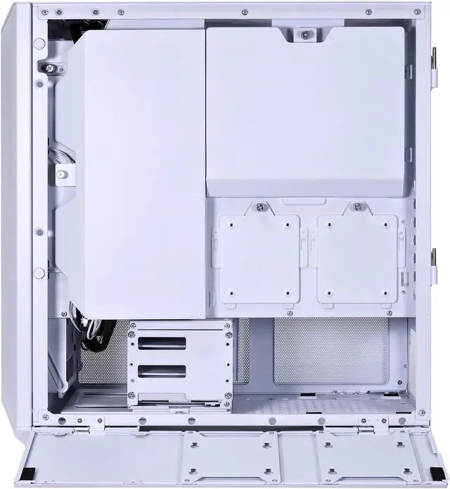 Alt view image 6 of 7 - LIAN LI LANCOOL II MESH C RGB SNOW WHITE Tempered Glass ATX Case - White Color, Type C Included - LANCOOL II MESH C RGB-S