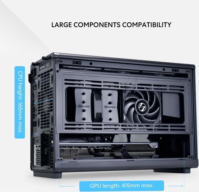 Alt view image 4 of 12 - LIAN LI A3-mATX Black SPCC M-ATX / ITX Computer Case ------ A3-mATX-X