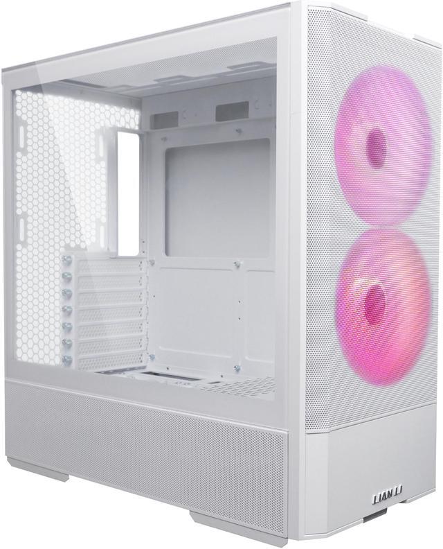 Main image of LIAN LI LANCOOL 207 Compact ATX RGB Gaming Computer Case, Tower Chassis w/ 2x140mm ARGB,2x120mm PWM Fans Pre-Installed, USB Type-C Port, Tempered Glass Side Panel (White) -- LANCOOL 207RW