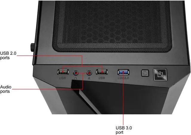 Alt view image 4 of 6 - Enermax Makashi MK50 Addressable RGB Full Tower Gaming PC Case with Tempered Glass, 1 x 120mm Fan Per-Installed, ECA-MK50-BB-ARGB