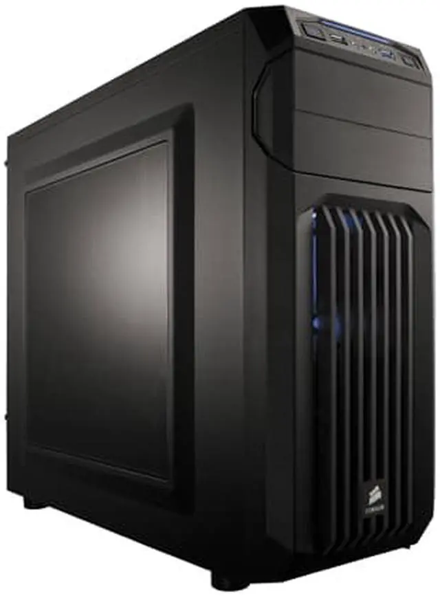 Alt view image 3 of 7 - Corsair Carbide Series SPEC-01 (CC-9011056-WW) Black Steel ATX Mid Tower Blue LED Mid-Tower Gaming Case Compatible with ATX Power Supply