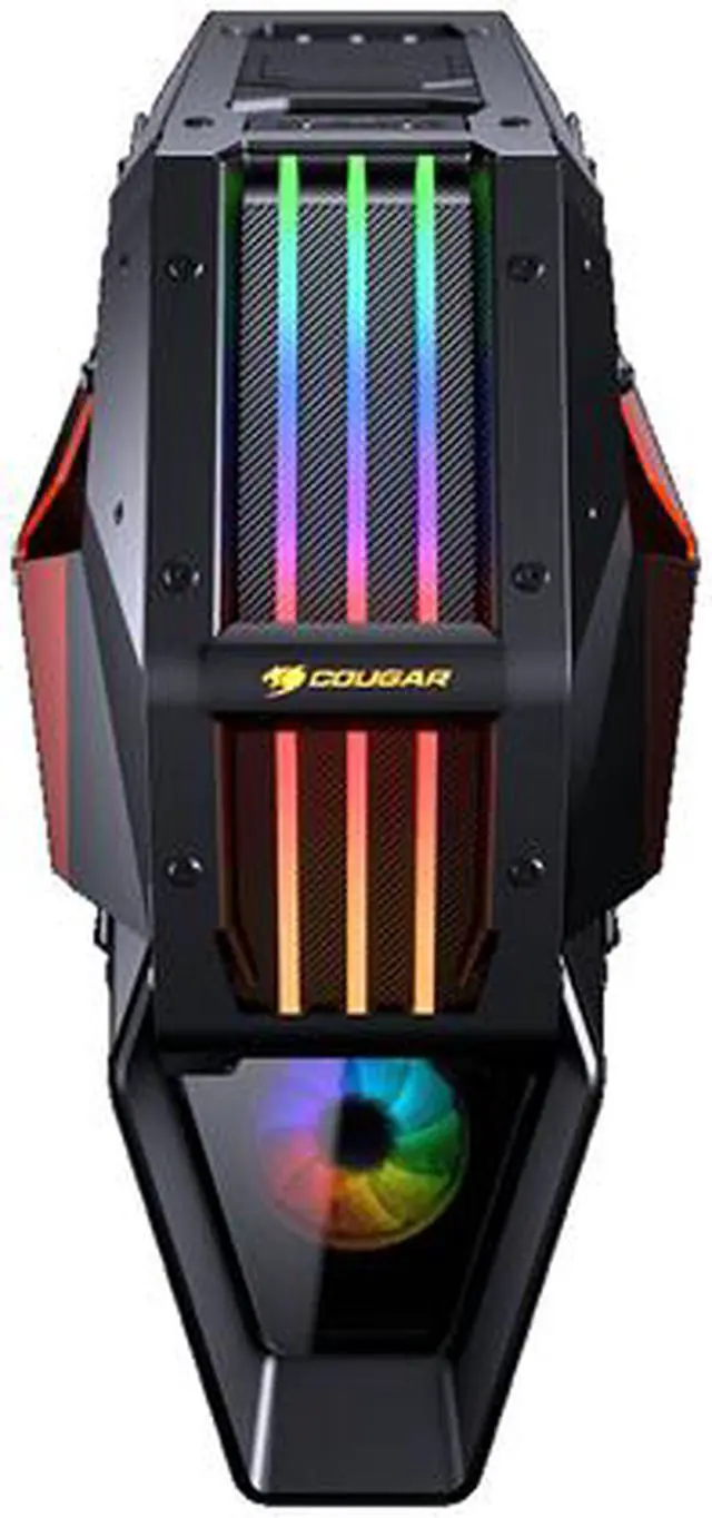 Alt view image 2 of 9 - Cougar CONQUER 2 ATX Full Tower Gaming Case with Integrated RGB Lighting System, Support Mini ITX / Micro ATX / ATX / CEB