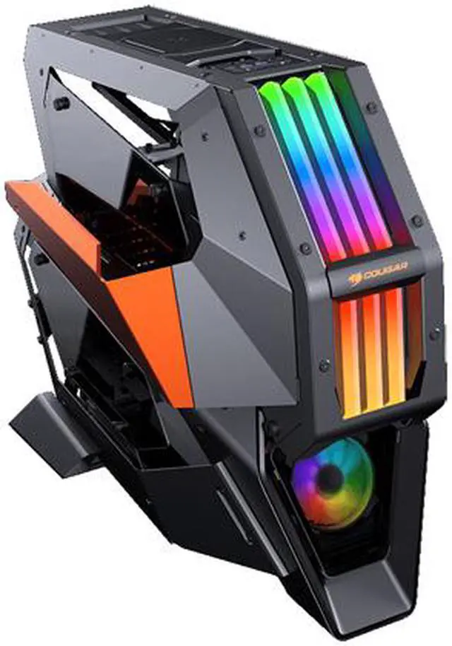 Alt view image 3 of 9 - Cougar CONQUER 2 ATX Full Tower Gaming Case with Integrated RGB Lighting System, Support Mini ITX / Micro ATX / ATX / CEB