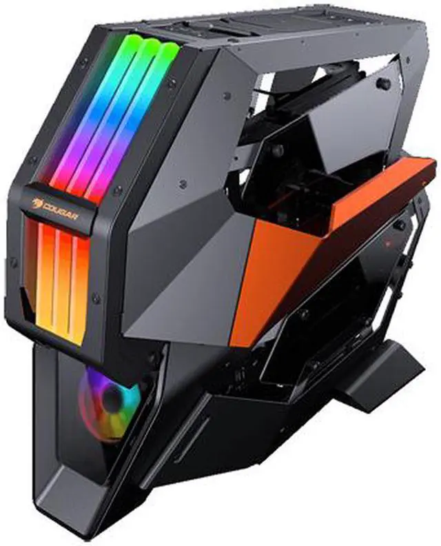 Alt view image 4 of 9 - Cougar CONQUER 2 ATX Full Tower Gaming Case with Integrated RGB Lighting System, Support Mini ITX / Micro ATX / ATX / CEB