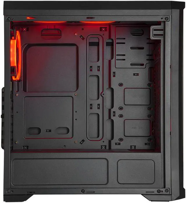 Alt view image 5 of 7 - COUGAR MX330-F Mid Tower Gaming Case With Elegant Transparent Side Panel & Outstanding Airflow, 5.25" Drive Bay supported