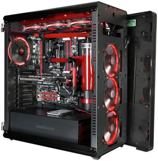 Alt view image 7 of 7 - RAIJINTEK ASTERION PLUS SILVER, an Alu. E-ATX Case, 4xUSB 3.0, 3x12025 LED Fan Pre-installed, Support 340mm VGA Card, 180mm(H) CPU Cooler, ATX/EPS PSU, Side-Opening Window Panel, Slim DVD Drive Bay