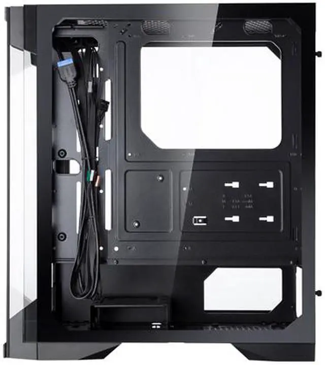 Alt view image 3 of 7 - RAIJINTEK SILENOS, an ATX Tower Designed to Install High Air Flow 200mm Fans and a Clean Transparent Front and Side Tempered glass (4.0mm), Supports VGA length up to 320mm, 2x3.5 HDDs & 6x2.5 HDD/SSDs