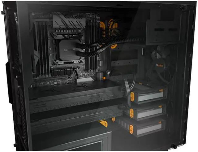 Alt view image 6 of 7 - be quiet! PURE BASE 600 WINDOW Black/Orange