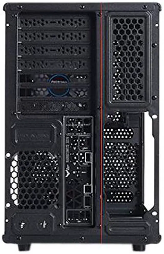 Alt view image 5 of 5 - Small ATX Gaming Case with Compartment Design, RIOTORO®, CR1080, Full ATX Support, Dedicated VGA by RIOTORO