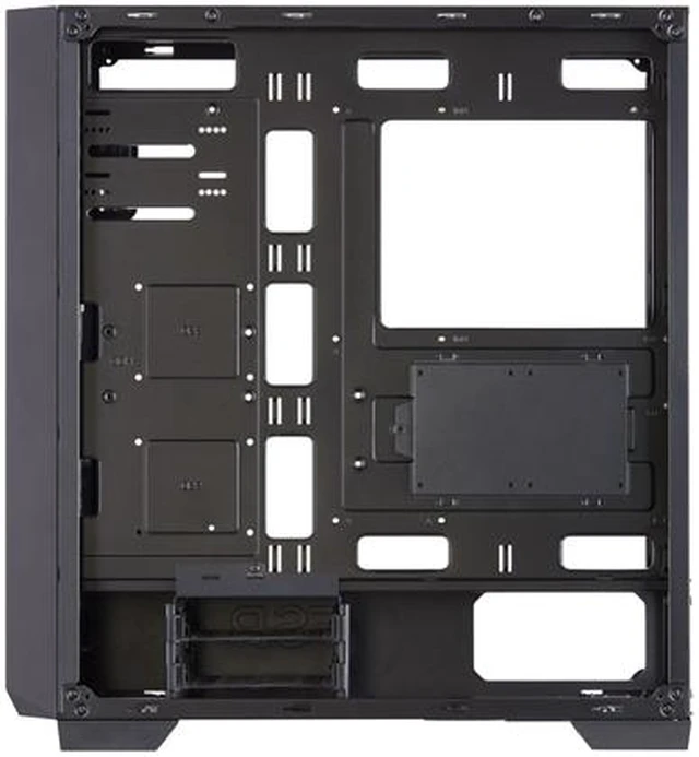 Alt view image 5 of 7 - FSP E-ATX Mid Tower PC Gaming Case with 2 Translucent Tempered Glass Panels, 4 Addressable RGB Fans, Asus & MSI Motherboard Sync (CMT520 Plus)