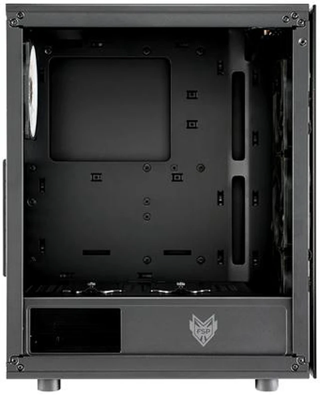 Alt view image 5 of 7 - FSP ATX Mid Tower PC Computer Gaming Case with 2 Translucent Tempered Glass Panels with 4 Addressable RGB Fans (CMT340)