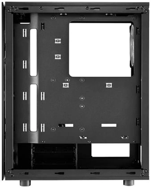 Alt view image 6 of 7 - FSP ATX Mid Tower PC Computer Gaming Case with 2 Translucent Tempered Glass Panels with 4 Addressable RGB Fans (CMT340)