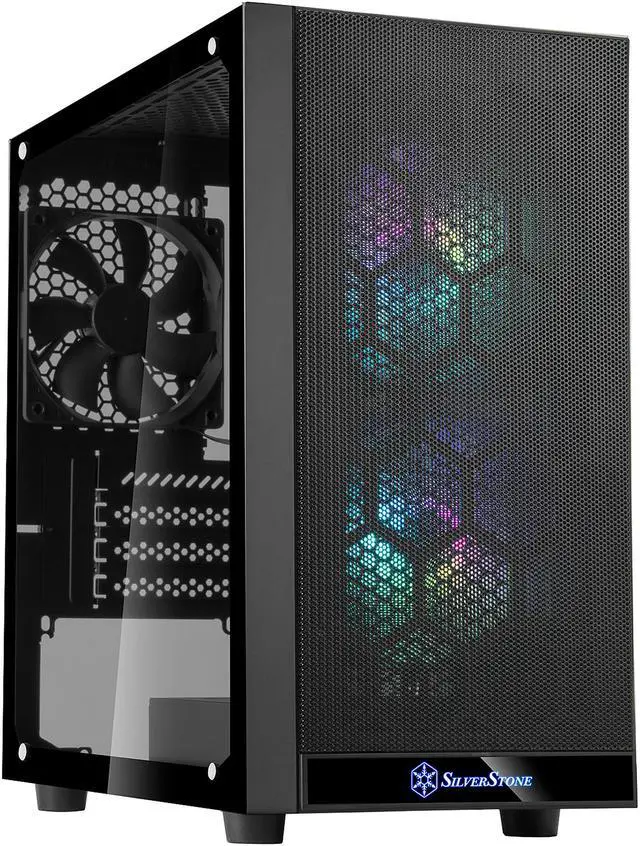 Alt view image 2 of 20 - silverstone technology ps15 pro, compact micro-atx chassis with outstanding cooling potential, sst-ps15b-pro