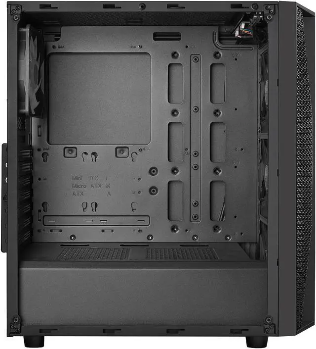 Alt view image 9 of 20 - silverstone fara b1 pro, argb lighting, tempered glass, mid tower atx chassis, sst-fab1b-pro