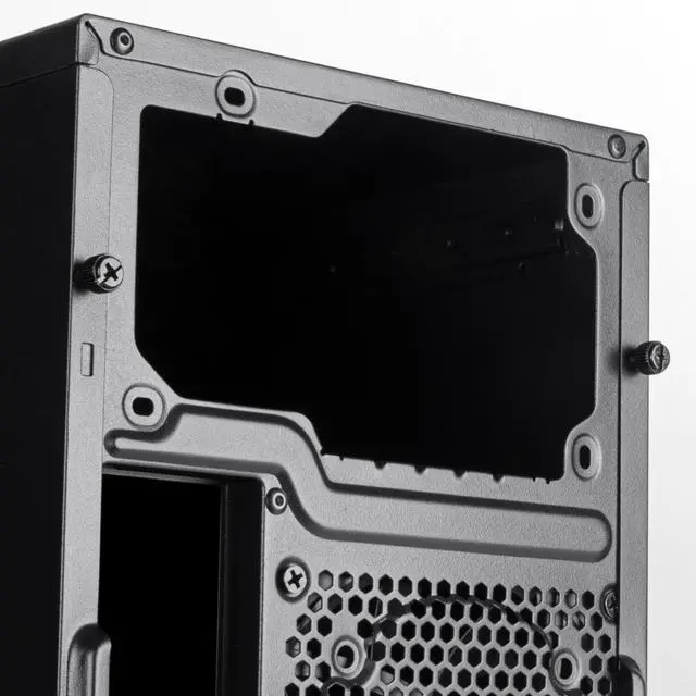 Alt view image 8 of 12 - Silverstone FARA 313 Compact Micro-ATX Tower Chassis (FA313-B-C)