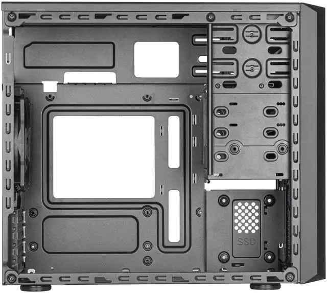 Alt view image 12 of 12 - Silverstone FARA 313 Compact Micro-ATX Tower Chassis (FA313-B-C)