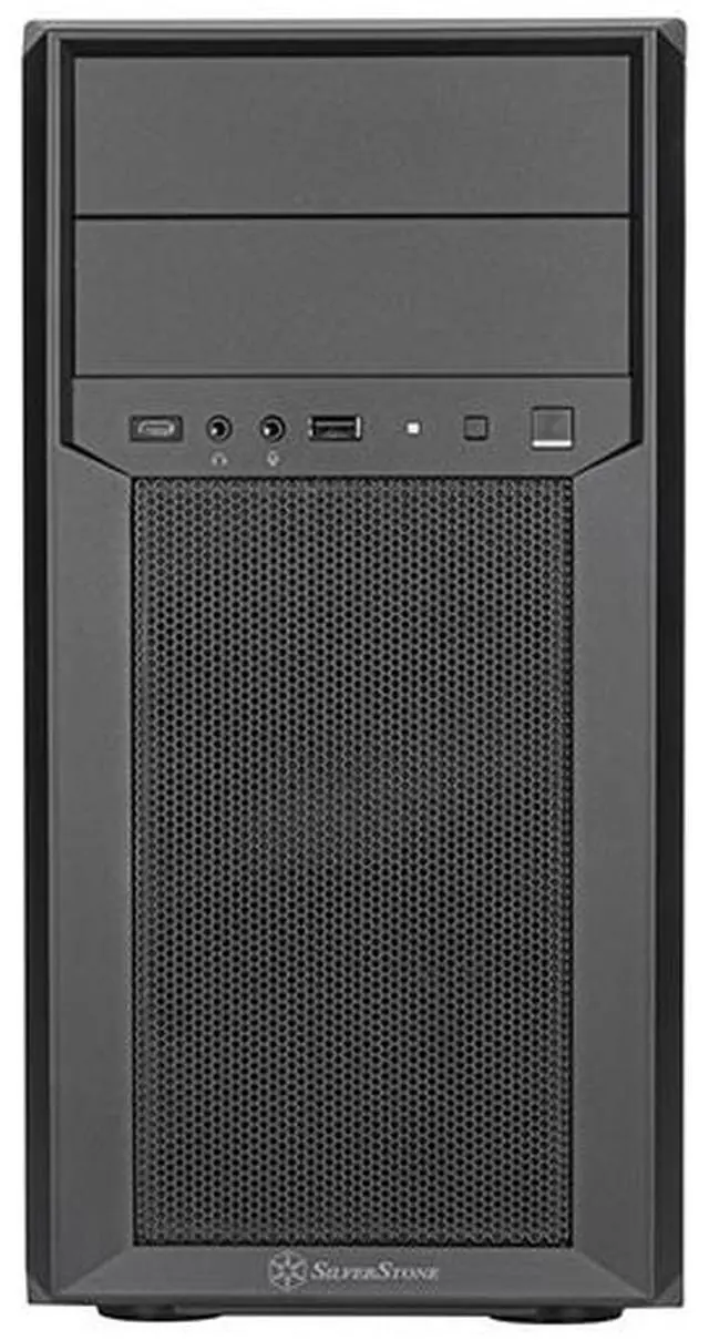 Alt view image 2 of 12 - Silverstone FARA 313 Compact Micro-ATX Tower Chassis (FA313-B-C)