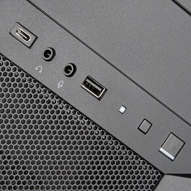 Alt view image 3 of 12 - Silverstone FARA 313 Compact Micro-ATX Tower Chassis (FA313-B-C)