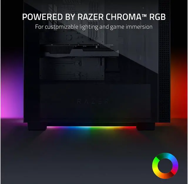 Alt view image 2 of 7 - Razer Tomahawk ATX - Mid Tower Desktop Gaming Chassis PC Case Tempered Glass RGB