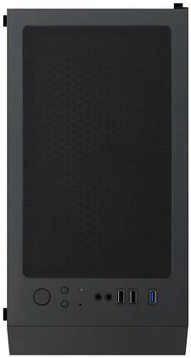 Alt view image 4 of 6 - Montech X2 MESH Black ATX Mid-Tower Case/High Airflow, Fine Mesh Front Panel, Full Glass Side Panel
, Pre-Installed 2 x 140mm, 1 x 120 mm Rainbow Led Fans