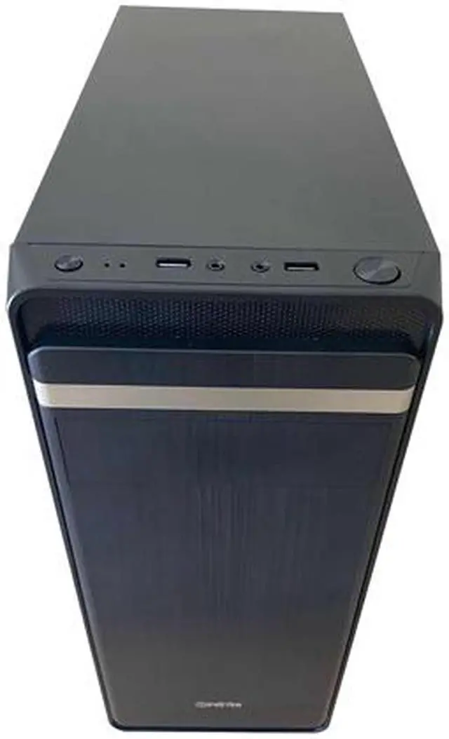 Alt view image 3 of 7 - EPOWER EP-2002BB-550 Mid Tower ATX/Micro ATX Black Computer Case with 550W Power Supply