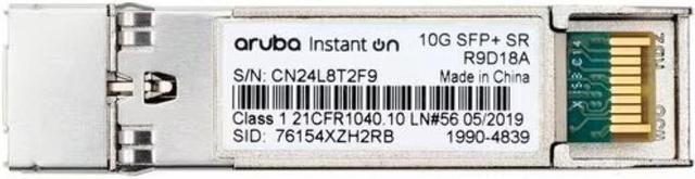 Main image of HPE Instant On 10G SFP+ LC SR 300m OM3 MMF Transceiver R9D18A