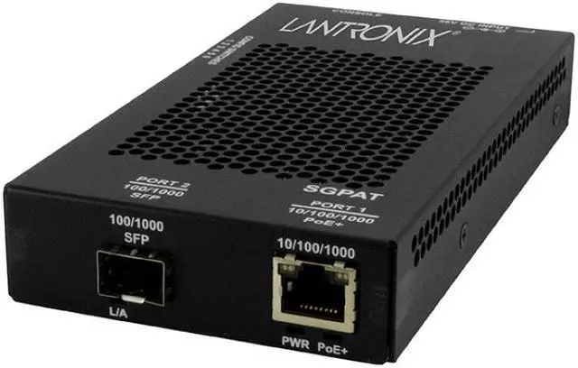 Alt view image 2 of 2 - Transition Networks Rj-45 To Open Dual Speed SFP Media Port Converter