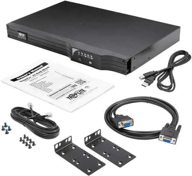 Alt view image 7 of 6 - Tripp Lite SmartPro 6 Outlet 120V 500VA 300W Line-Interactive UPS SMART500RT1UN
