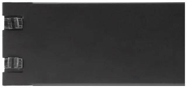 Alt view image 2 of 2 - StarTech RKPNLTL2U StarTech.com 2U Blank Panel with tool-less installation - Server Rack Filler Panel - Aluminum, Plastic - Black - 2U Rack Height - 1 Pack - 0.6" Height - 3.5" Width -