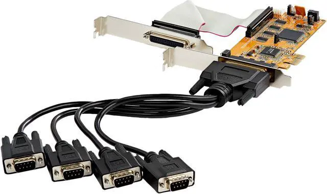 Alt view image 6 of 6 - StarTech.com PEX8S1050LP 8-Port PCI Express Serial Card - 16C1050 UART RS232 - PCIE Low Profile Bracket - DB9 Serial Card (PEX8S1050LP)